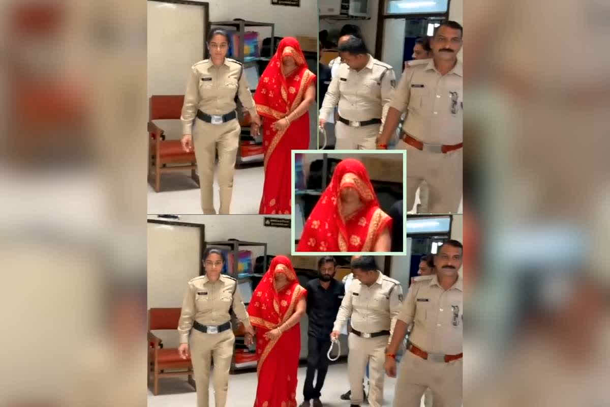 Bride Arrested With Ganja: 5 किलो गांजा के साथ गिरफ्तार हुई नई नवेली दुल्हन…सात फेरे लेने से पहले पुलिस ने पहनाई हथकड़ी? सोशल मीडिया पर वायरल हो रही तस्वीर, जानिए क्या है पूरा मामला?