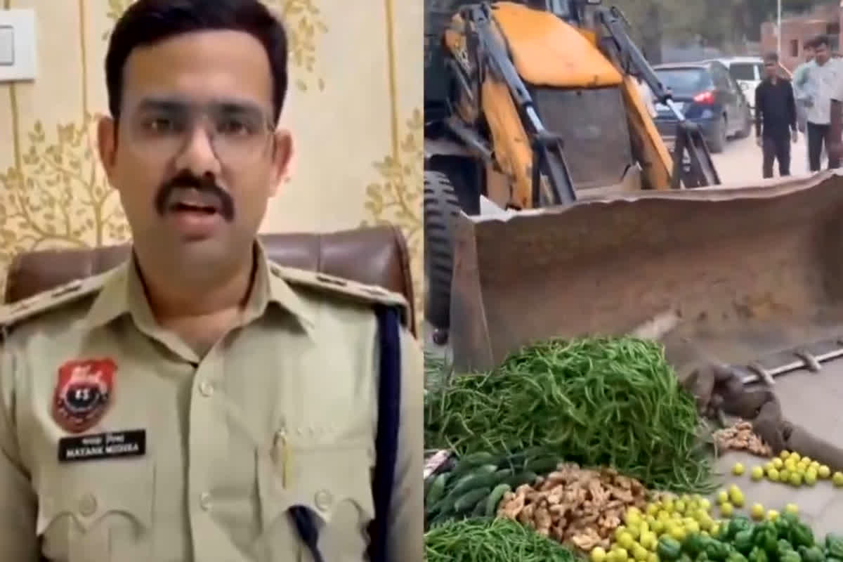 Bahadurgarh Police Buldozer Action: हटाए गये संवेदनहीन ACP.. सड़क पर लगे सब्जियों की दूकान पर चलवा दिया था बुलडोजर, पुलिस ने जताया खेद