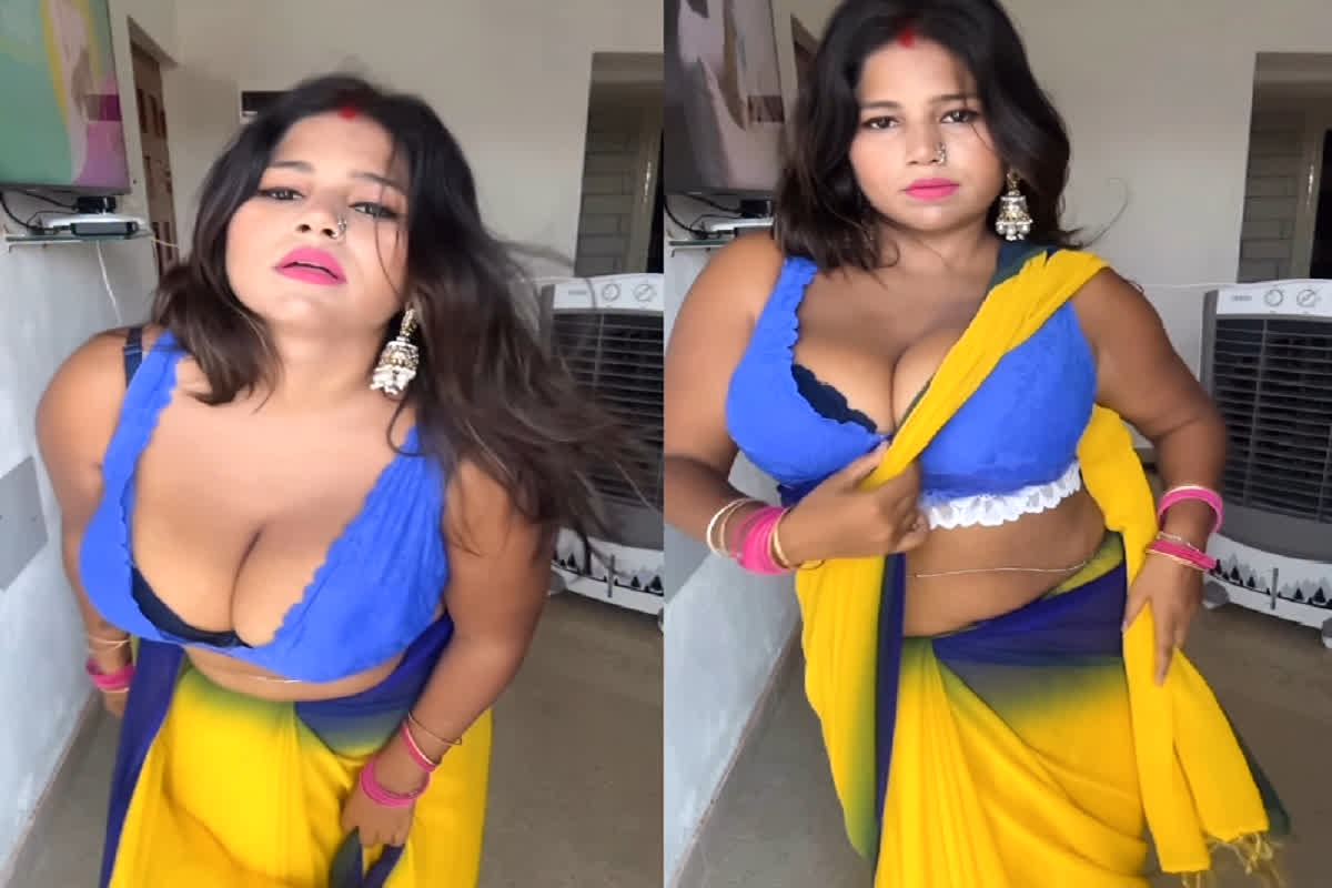 Desi Bhabhi Hot Video: देसी भाभी ने गिराया साड़ी का पल्लू, कैमरे में कैद हुआ सबकुछ, देखकर आप भी हो जाएंगे दीवाने