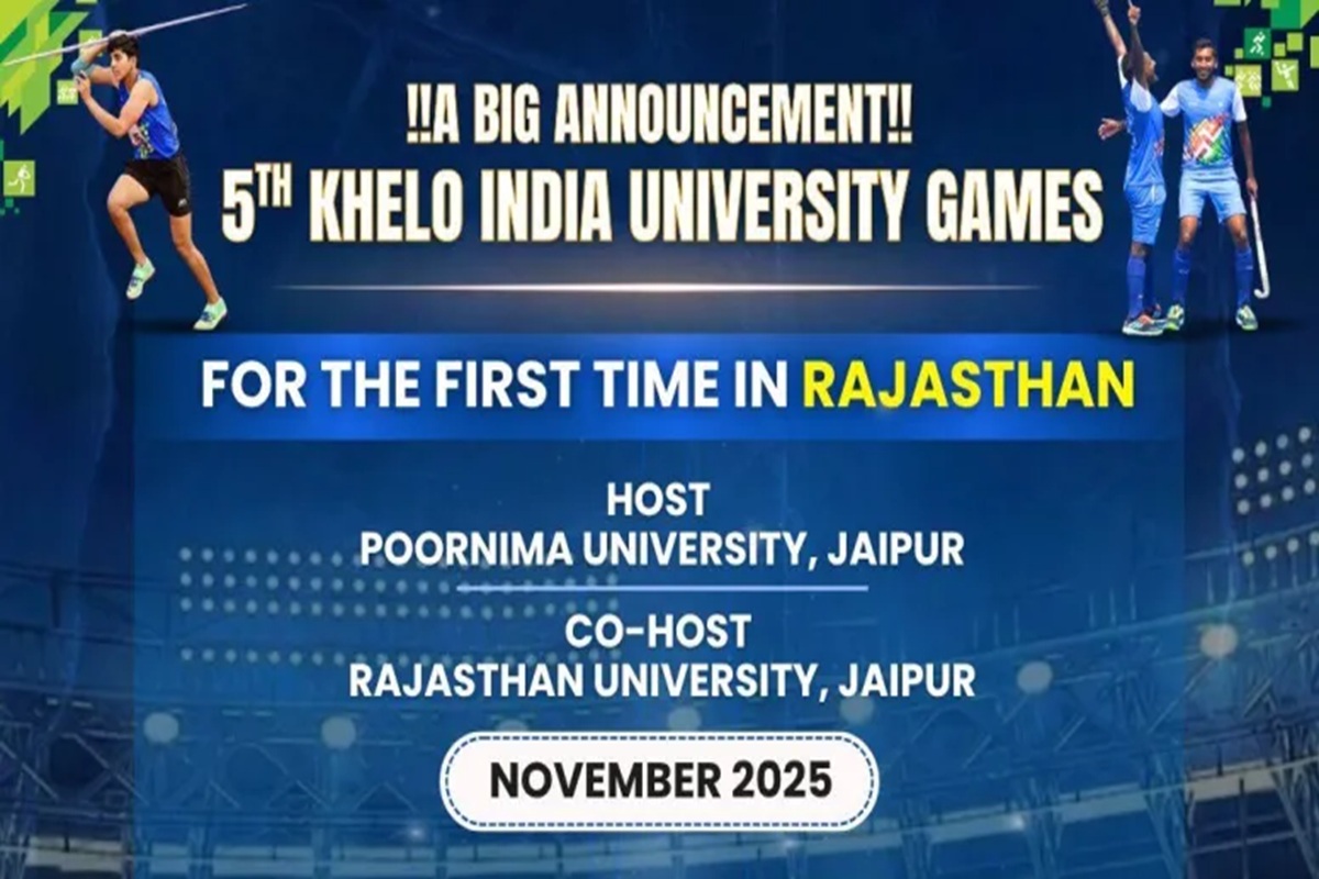 KIUG 2025 Dates: राजस्थान में 24 नवंबर से 5 दिसम्बर तक होंगे खेलो इंडिया यूनिवर्सिटी गेम्स; खेल मंत्री डॉ. मनसुख मंडाविया ने कहा— KIUG ‘गौरव की दिशा में पहला कदम’