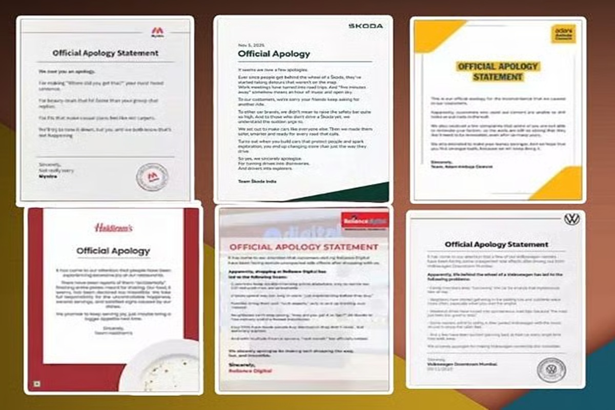 Sorry Not Sorry Trend: Jio से लेकर स्कोडा और फिल्म्स प्रोडक्शन तक.. ग्राहकों से माफी मांग रही देश की ये नामी कंपनियां! ‘Sorry’ के पीछे छिपा है ये बड़ा राज