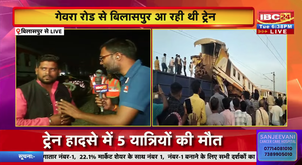 Bilaspur Train Accident Update: बिलासपुर रेल कांड के चलते यात्रियों की बढ़ी दिक्कतें, कई ट्रेनों को रोका गया, अभी और लंबा रोका जा सकता है बाकि ट्रेनों का परिचालन…
