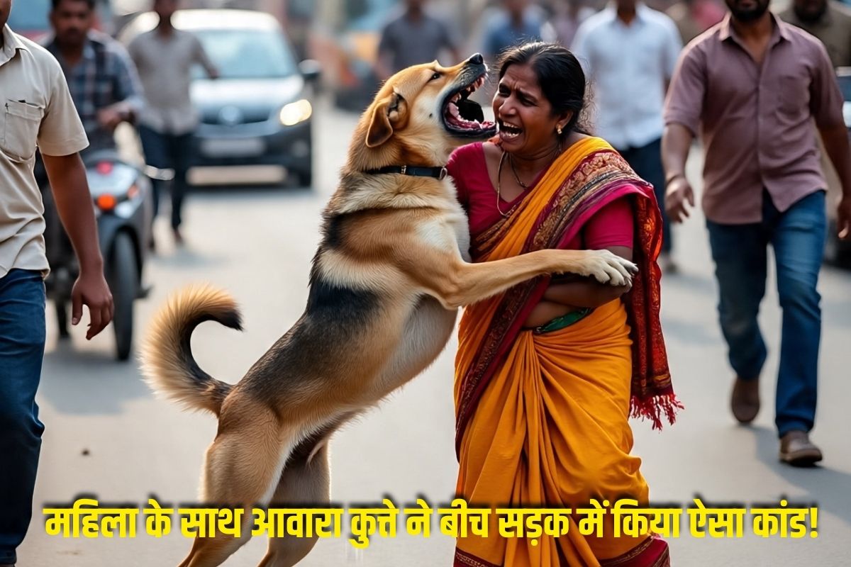 Khargone News: महिला के साथ आवारा कुत्ते ने बीच सड़क में किया ऐसा कांड! नज़ारा देख लोगों के खड़े हो गए रौंगटे