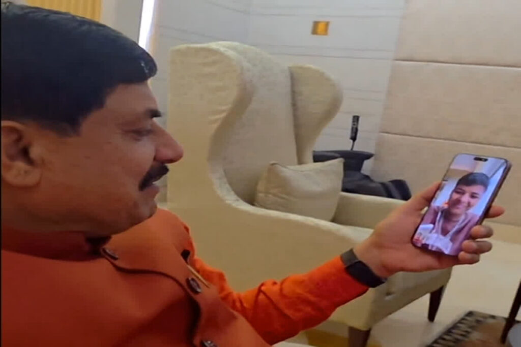 Kranti Gaur, CM Mohan Yadav Kranti Gaur video call