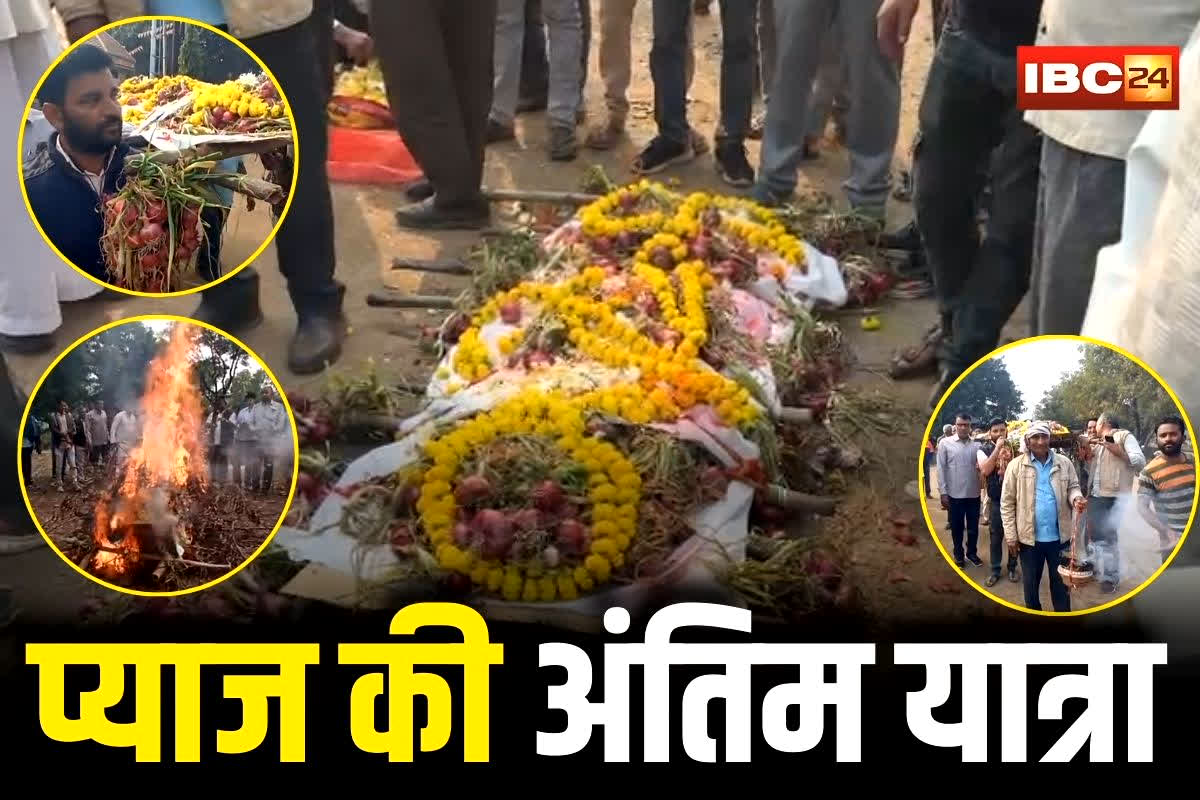 Mandsaur Onion Price: प्याज की अर्थी सजाई… कफ़न पहनाकर बैंड बाजे के साथ निकाली अंतिम यात्रा, श्मशान घाट में बिलख-बिलखकर रोये किसान, नजारा देख दंग रह गए लोग