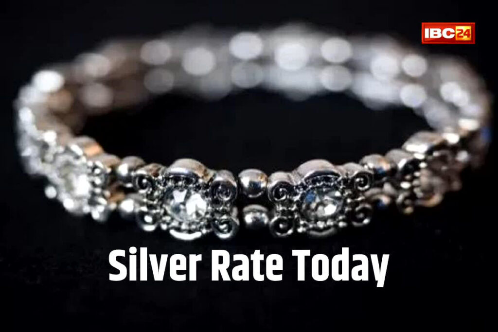 (Silver Rate Today 10 November, Image Credit: IBC24 News Customize)