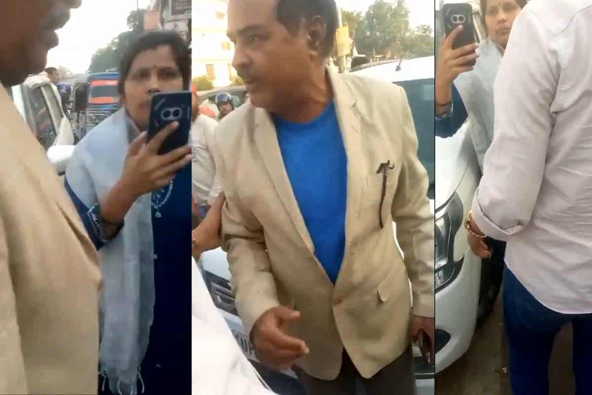 UP Viral Video: ‘नौकरी खां जाऊंगा, मर जाओगे भूखों’, ट्रैफिक सिपाही को कार चालक ने दी धमकी, कॉलर पकड़कर अफसर के रिश्तेदार होने का दिखाया रौब, वीडियो वायरल