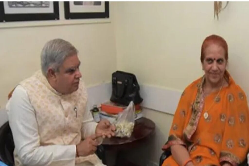 Jagdeep Dhankhar wife admitted in AIIMS, file image