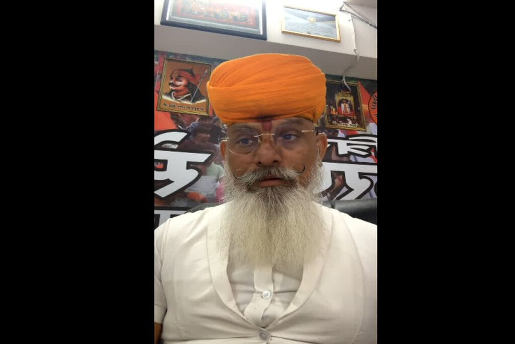 Karni Sena's national president video, image source: facebook