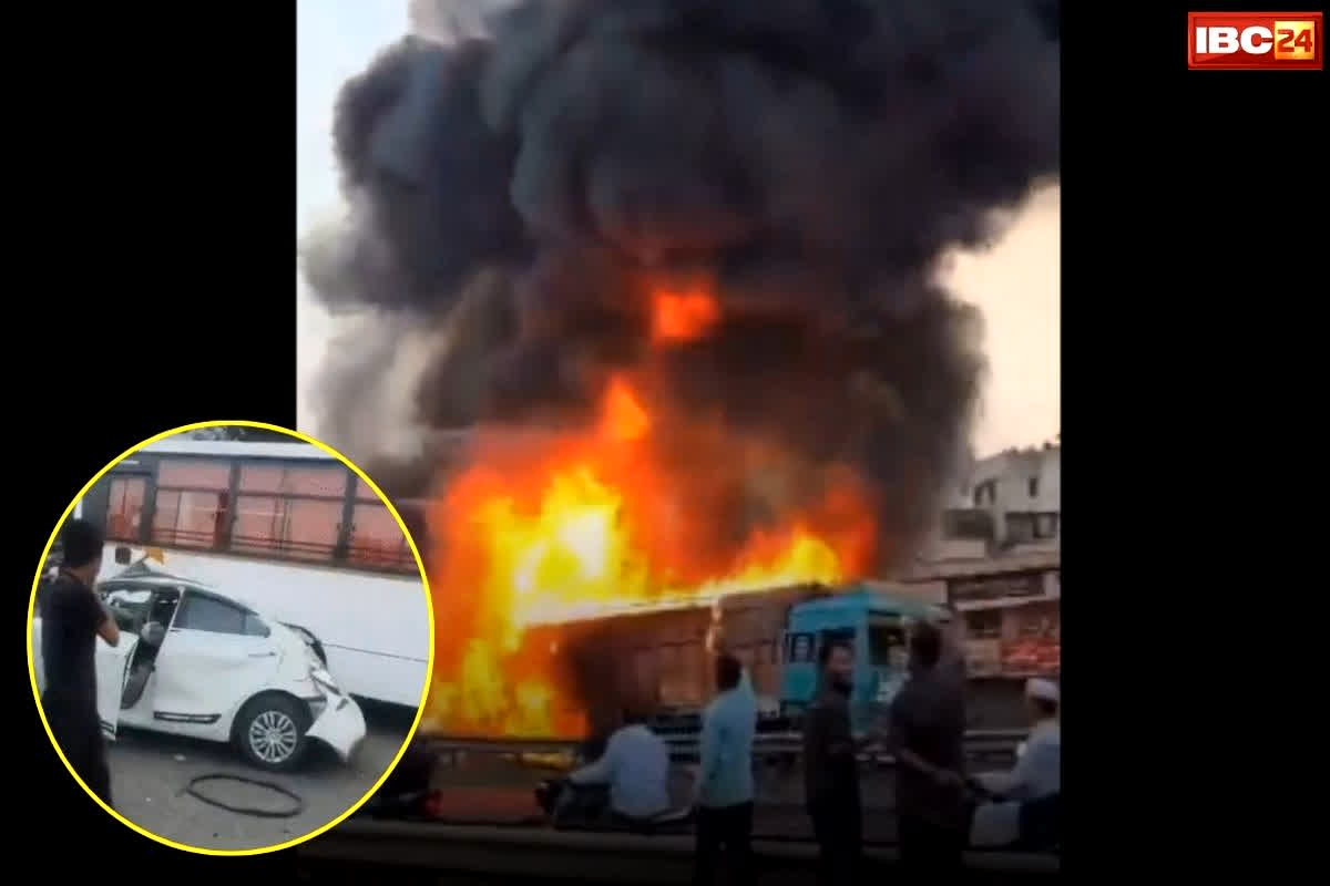 Pune Accident News: पुणे के नवले ब्रिज पर दिल दहला देने वाला हादसा, दो कंटेनरों के बीच फंसी कार में भड़की आग, 8 की मौत ने पूरे शहर को झकझोरा, इस वजह से हुआ हादसा…