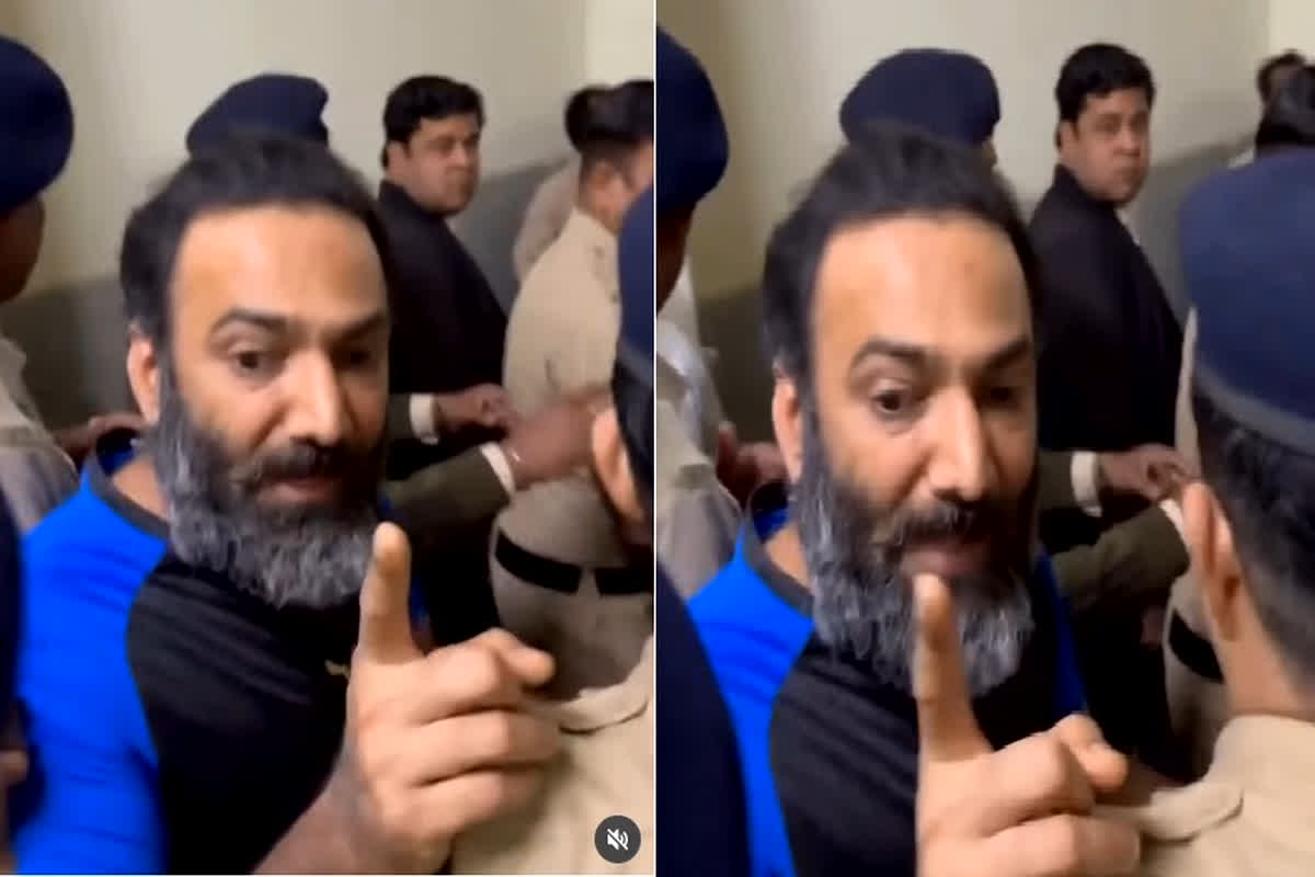 Virendra Tomar News: सूदखोर हिस्ट्रीशीटर वीरेन्द्र तोमर की पेशी के दौरान हंगामा, समर्थकों ने लगाए नारे, देखें वीडियो