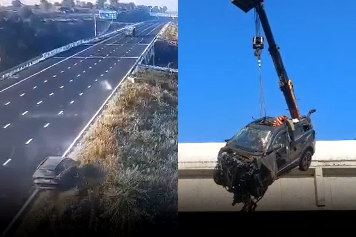 Car Accident Viral Video: सीसीटीवी में कैद हुई भयानक घटना! सोशल मीडिया पर वायरल बेकाबू कार का खौफनाक मंजर… आप भी देखें