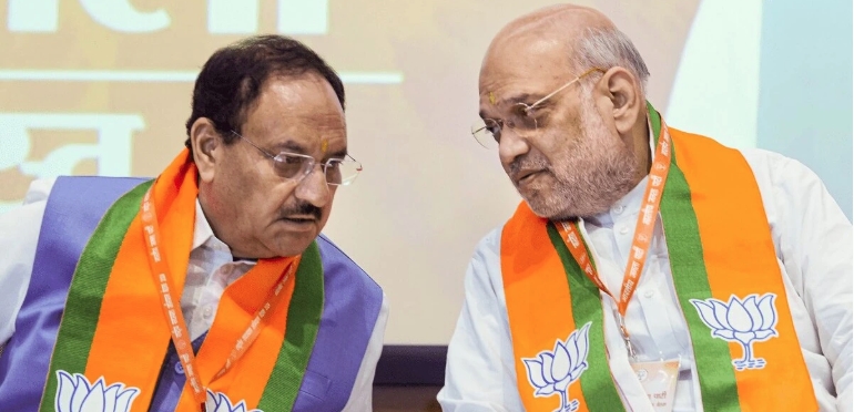 Amit Shah and JP Nadda CG Visit
