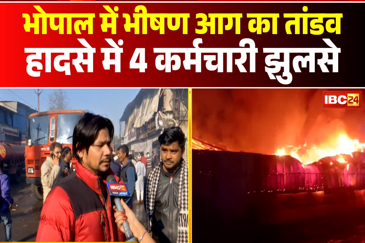 Bhopal Fire Live Video: राजधानी के इस इलाके में लगी भीषण आग.. उठने लगी ऊँची-ऊँची लपटे, जानें कैसे पाया गया काबू
