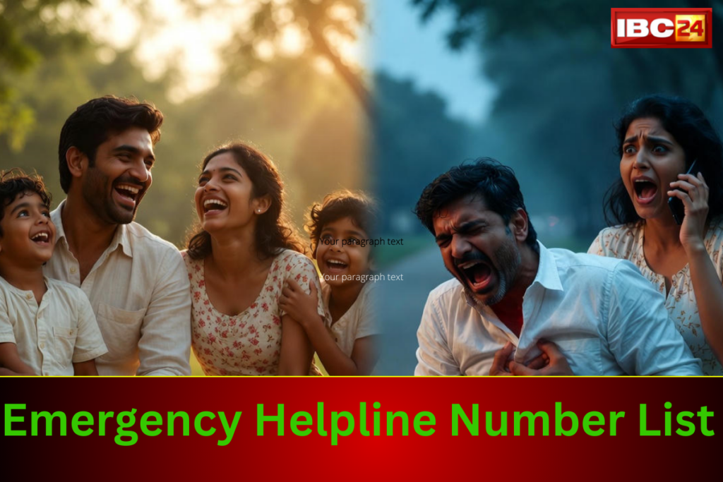 Emergency Helpline Number list