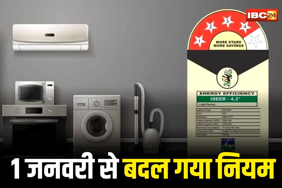 New Year 2026: 1 जनवरी से बदल गया नियम! अब रेफ्रिजरेटर, टीवी और एलपीजी चूल्हे पर दिखानी होगी स्टार रेटिंग, सरकार ने इस वजह से फैसला