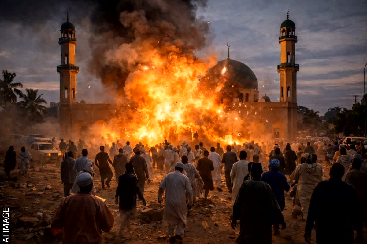 Nigeria Borno Mosque Blast: यहां की मस्जिद में भीषण बम धमाका.. शाम की नमाज अदा कर रहे 7 के दर्दनाक मौत, इस आतंकी समूह पर हमले का शक