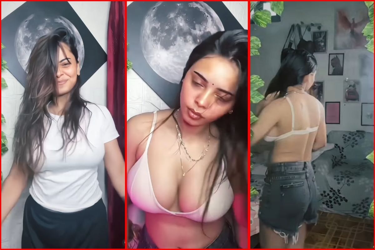 Sexy Video: पहले टी शर्ट.. फिर अचानक ब्रा में दिखी देसी भाभी, मदहोश सेक्सी अदाओं से लगाई आग, वीडियो देखकर आप भी हो जाएंगे हैरान