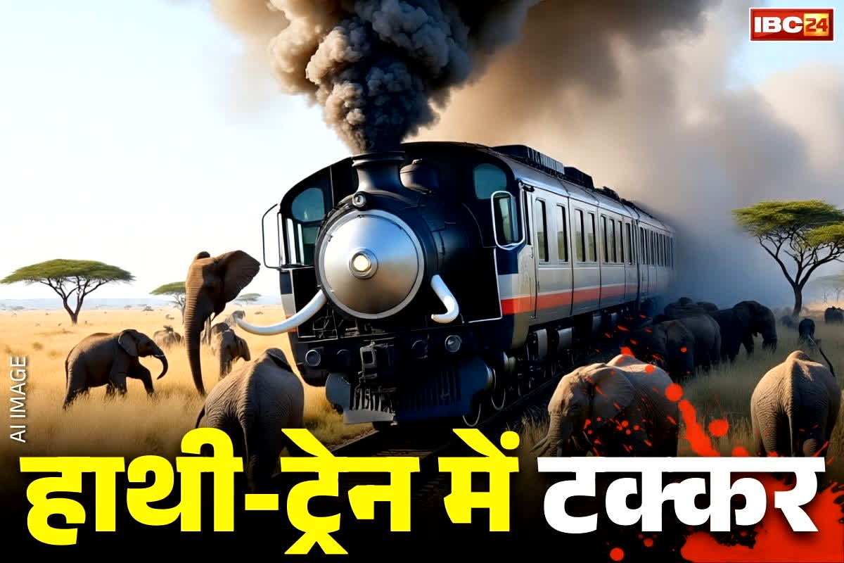 Train collides with elephants: यहां हाथियों के झुण्ड से जा टकराई राजधानी एक्सप्रेस.. इमरजेंसी ब्रेक के बावजूद नहीं रुकी ट्रेन.. जाने कितनों की हुई इस हादसे में मौत