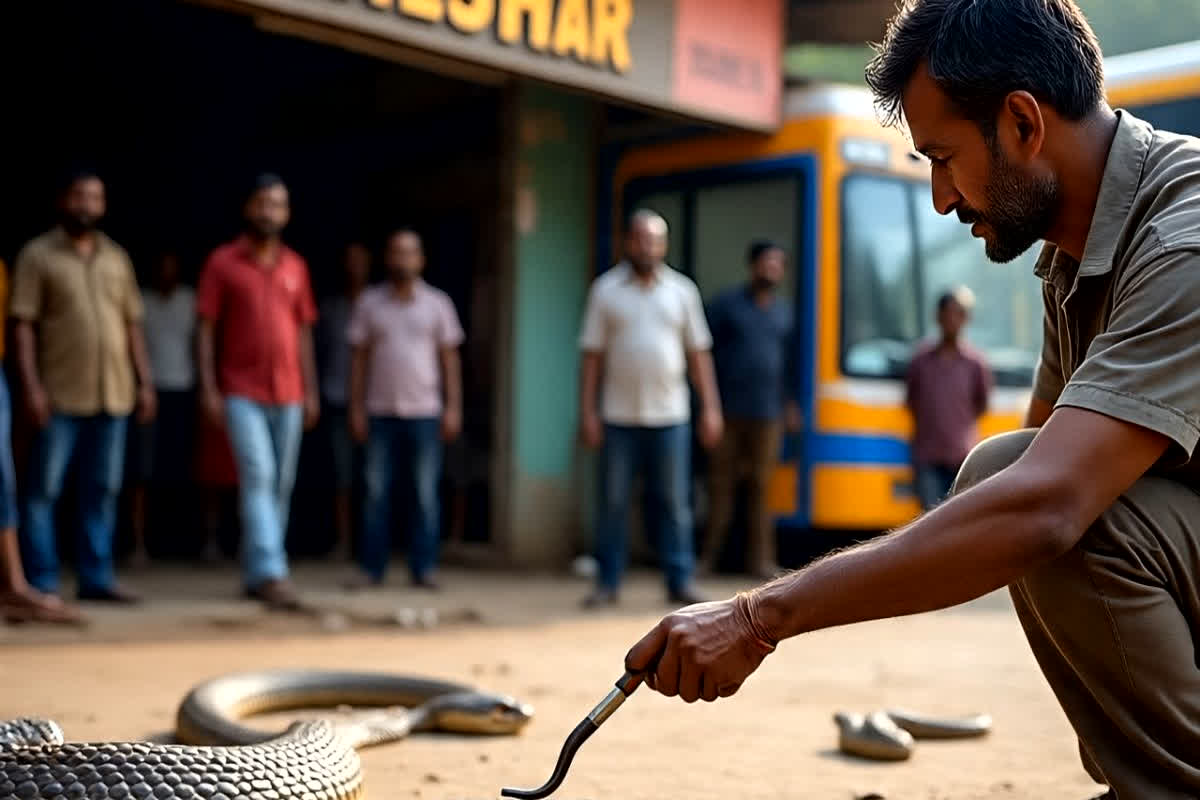 Jabalpur Snake News: शराब दुकान के पास ऐसा काम कर गया नशे में टल्ली सपेरा, दहशत में आ गए शराब खरीदने वाले लोग