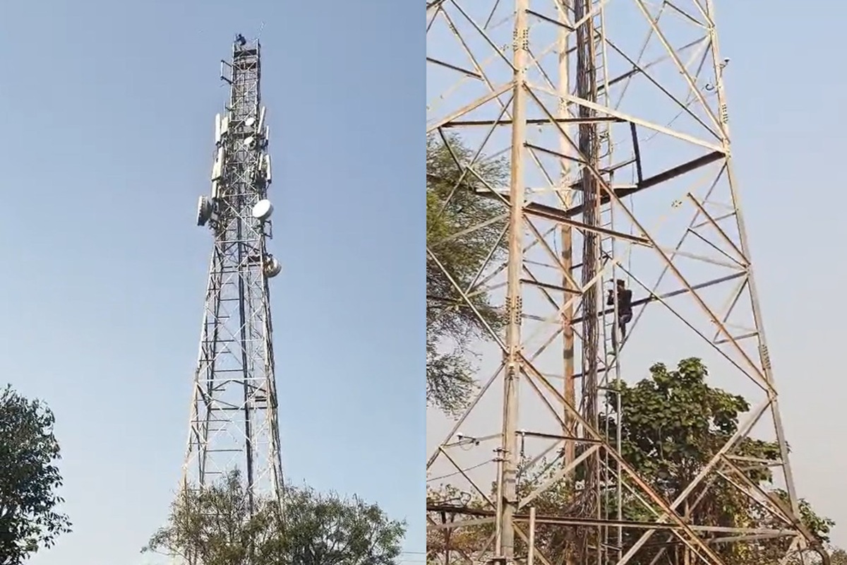 Korba Viral Video: मोबाइल टावर पर चढ़ा युवक, चारो तरफ मचा हड़कंप, घंटो तक चलता रहा हाईवोल्टेज ड्रामा..देखें वीडियो