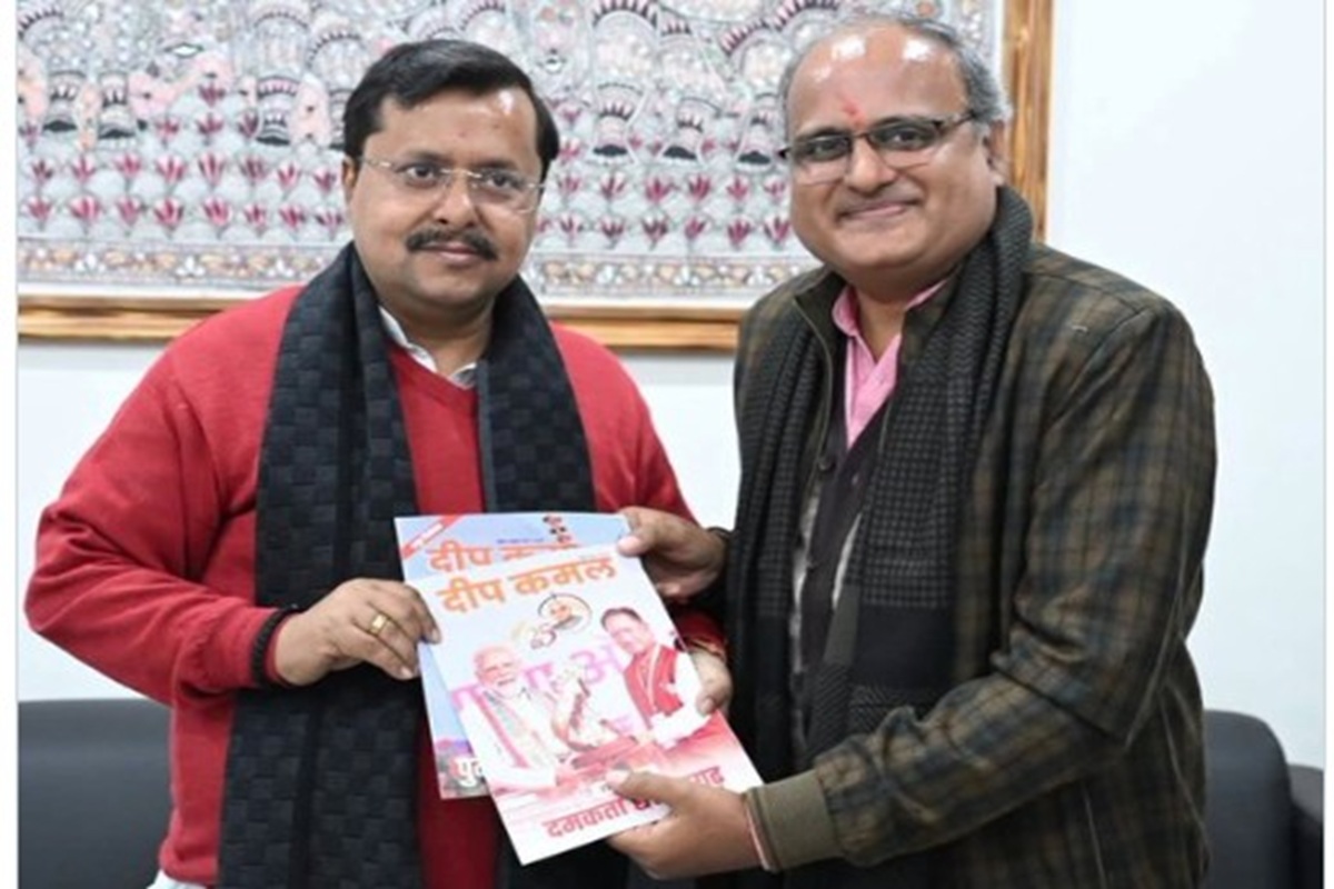 मुख्यमंत्री के मीडिया सलाहकार पंकज कुमार झा ने की भाजपा के राष्ट्रीय कार्यकारी अध्यक्ष नितिन नबीन से मुलाकात, नए दायित्व के लिए शुभकामनाएं दी