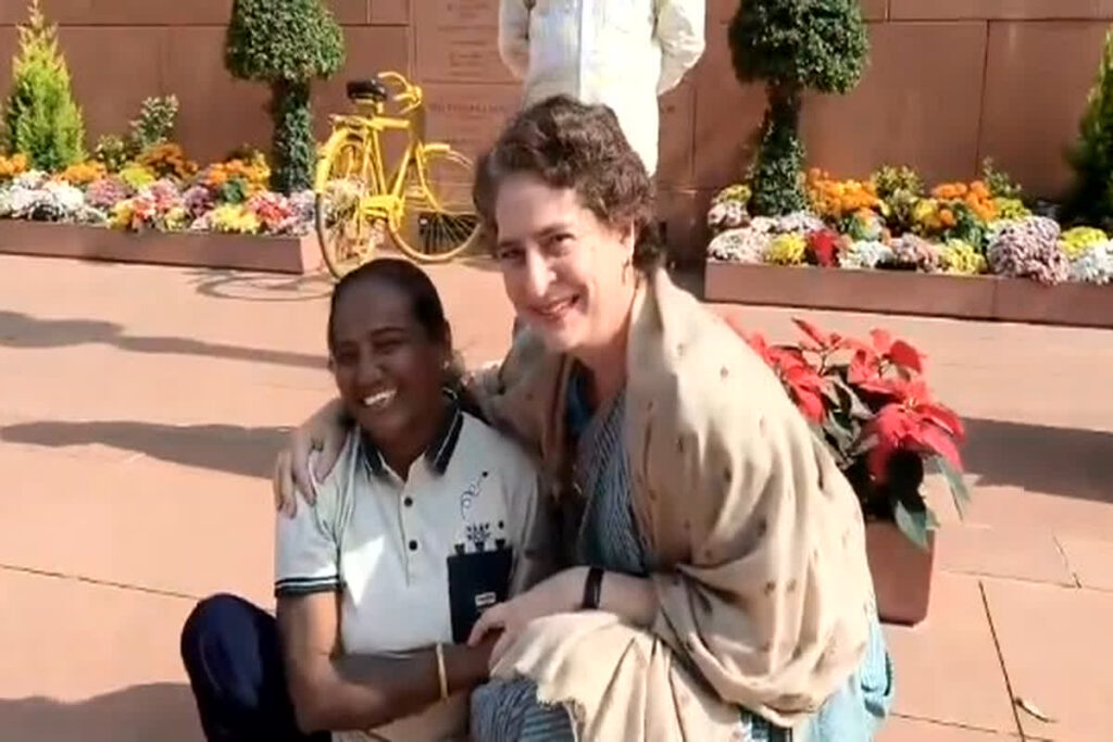 Priyanka Gandhi Viral Video/Image Credit: @Supriya23bh X Handle