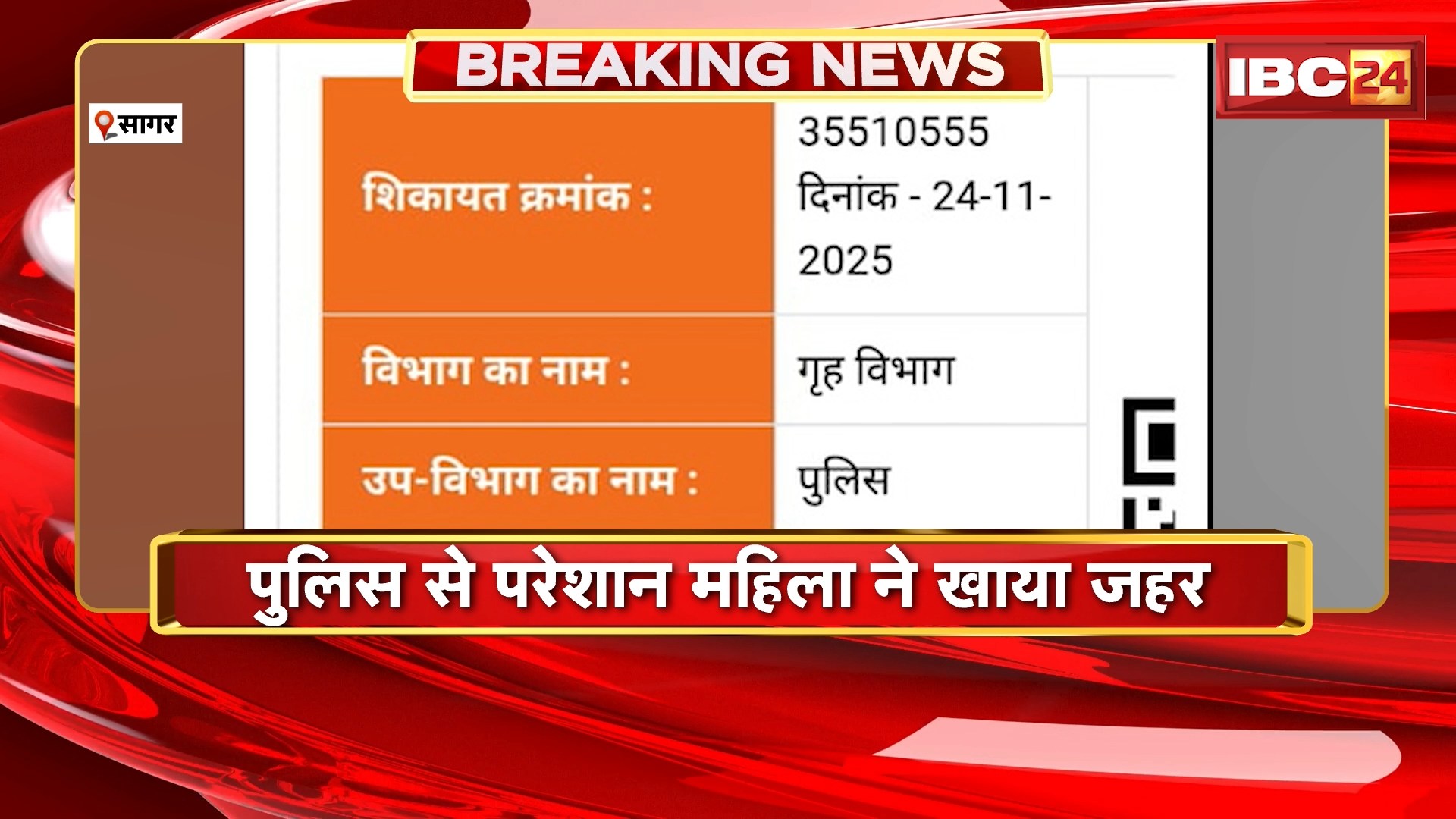 Woman Attempts Suicide in Sagar : पुलिस से परेशान महिला ने खाया जहर। चौकी प्रभारी सहित पुलिसकर्मियों ने की थी मारपीट