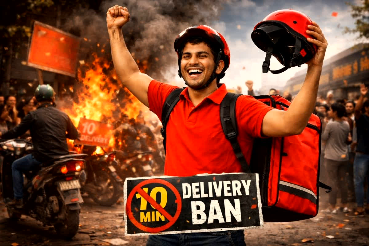 10 Minute Delivery Ban: अब 10 मिनट में डिलीवरी बंद, केंद्र सरकार के दखल पर हटाई टाइम लिमिट की शर्त, डिलीवरी बॉय की बड़ी जीत