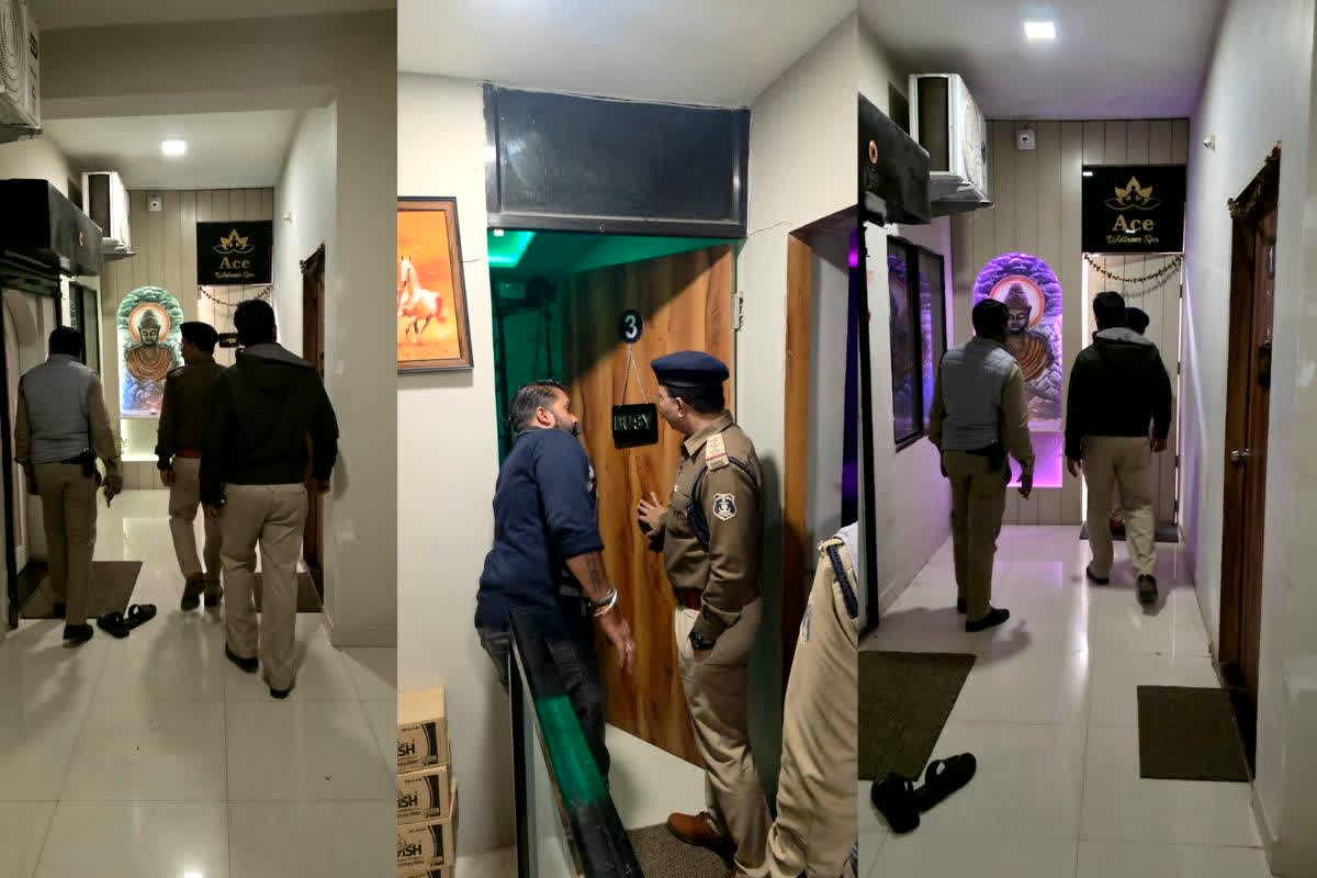 Bilaspur Spa Center Raid: छत्तीसगढ़ में स्पा सेंटर की आड़ में चल रहा था ये काम, अंदर का नजारा देख दंग रह गई पुलिस, वीडियो आया सामने