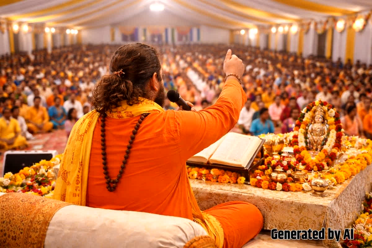 Kathavachak Fraud News: वृंदावन के मशहूर कथावाचक पर गंभीर आरोप! भागवत कथा के नाम पर बड़ा सौदा, फिर हो गया ये कांड, अब पुलिस के सामने खुले सारे राज