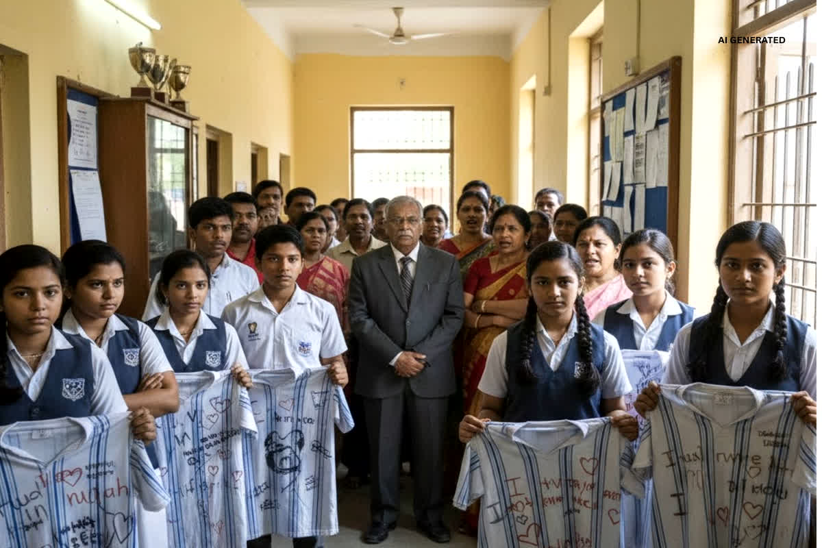 Kendriya Vidyalaya Controversy: आखिर क्यों? स्कूल में छात्र-छात्राओं को उतारनी पड़ी अपनी टी-शर्ट, प्रिंसिपल की इस जिद ने खड़ा किया बड़ा बवाल