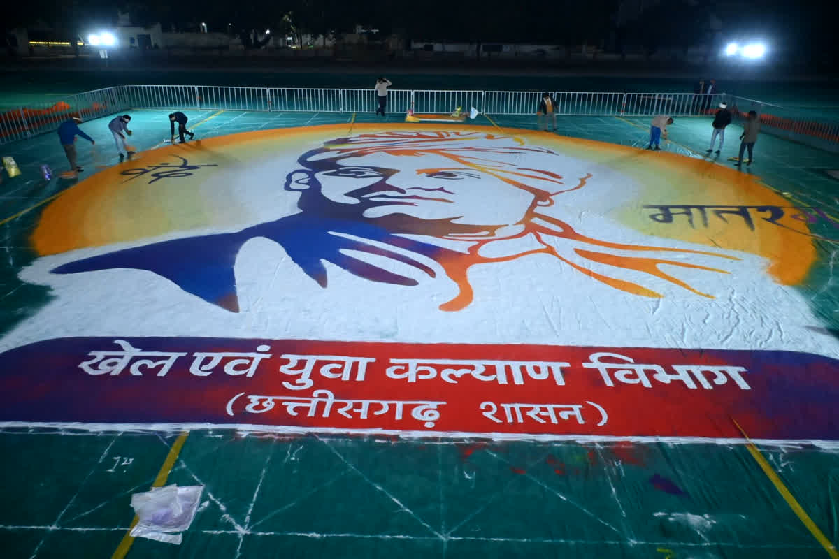 National Youth Day 2026: 5500 फीट की रंगोली और 1500 बाल विवेकानंद… न्यायधानी ने राष्ट्रीय युवा दिवस पर बनाया विश्व रिकॉर्ड, गोल्डन बुक ऑफ वर्ल्ड रिकॉर्ड में दर्ज हुआ नाम