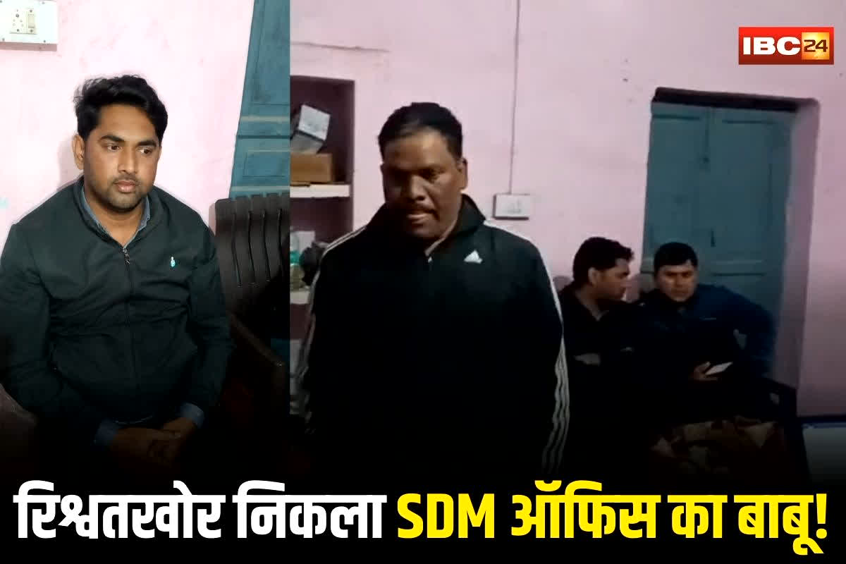 Raigarh Corruption News: छत्तीसगढ़ में रिश्वतखोर निकला SDM ऑफिस का बाबू! इतने लाख रुपए लेते पकड़ा गया क्लर्क! देखिए कैसे एसीबी ने रंगे हाथों दबोचा