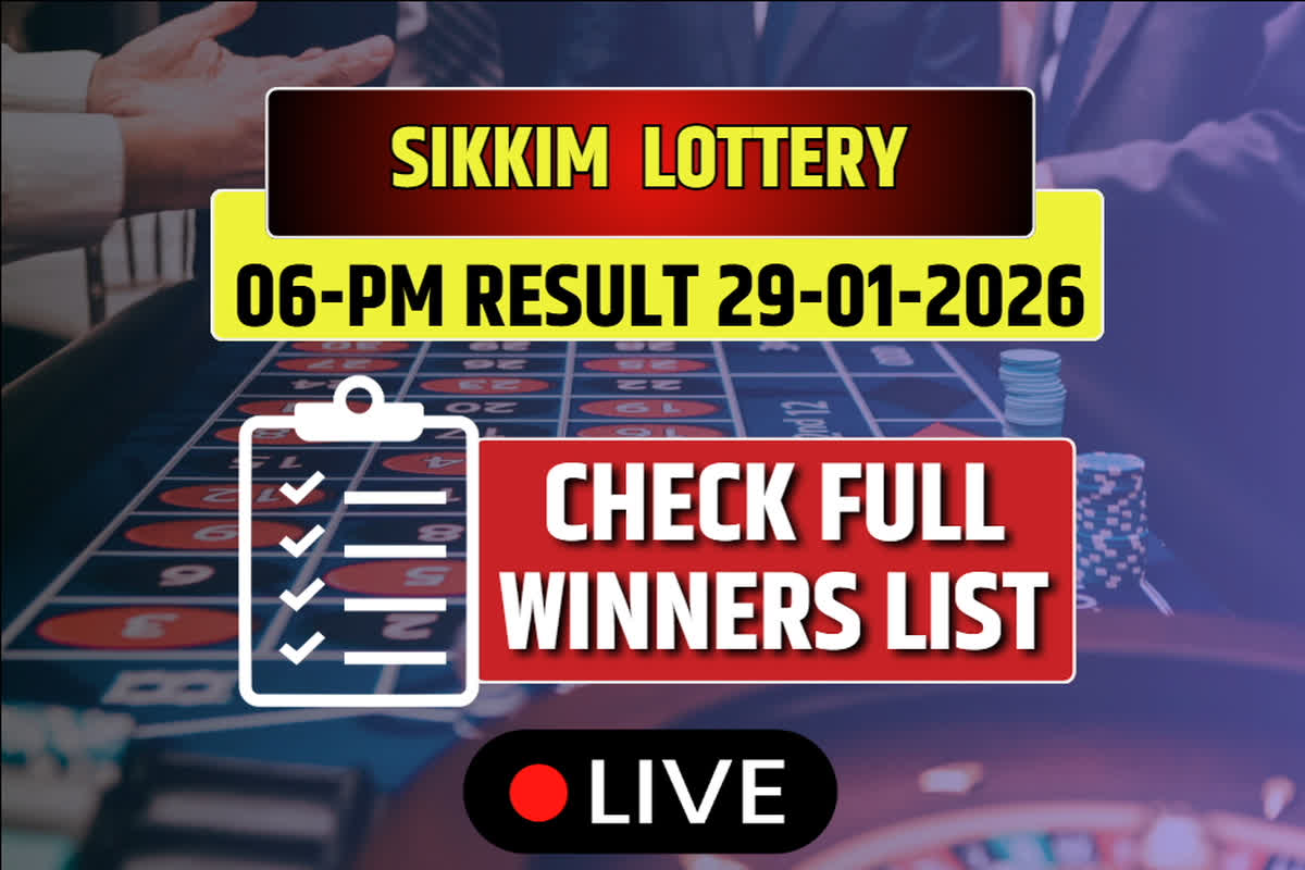 (OUT) Sikkim 6 PM Lottery Sambad Result 29-01-2026 OUT Today: Sikkim Dear Supreme Thursday 6 PM Results Released  9XXXXXX  Takes the Grand Prize!