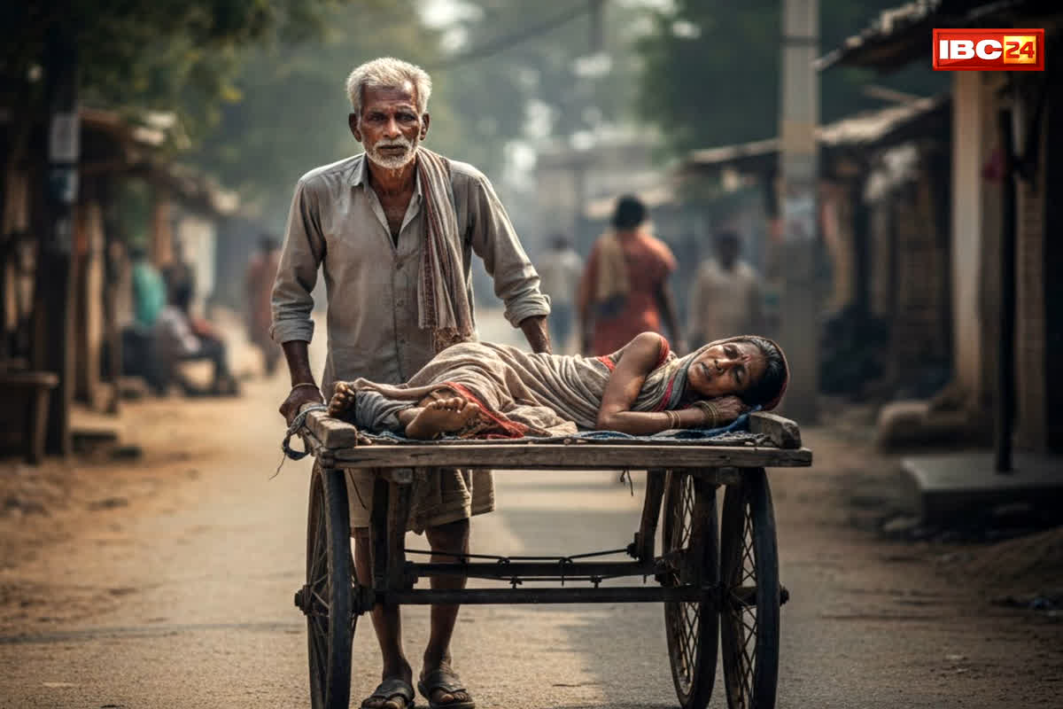 Sagar Viral News: इंसानियत शर्मसार! एम्बुलेंस नहीं मिली तो पत्नी को ठेले पर लादकर अस्पताल भागा बुजुर्ग, रास्ते में हो गई मौत, फिर….