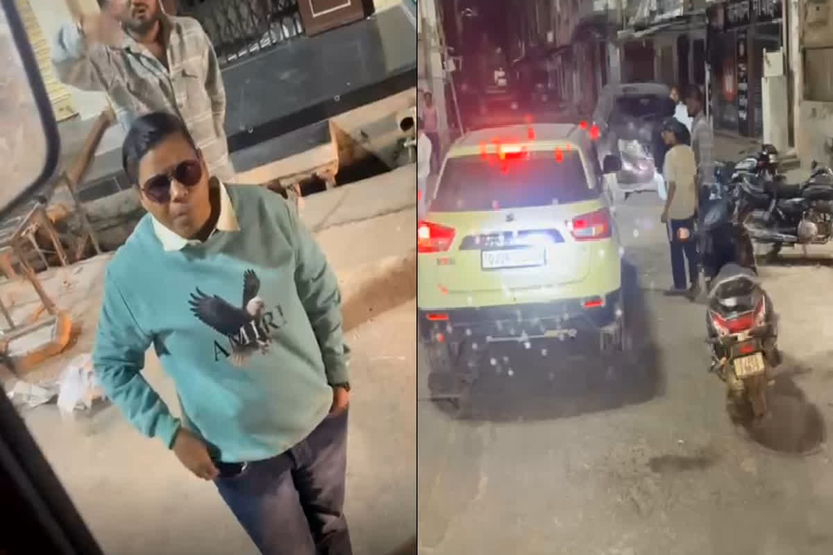 Lady Police Viral Video: बीच बाजार में कार रोककर महिला पुलिस ने किया ऐसा काम, किसी ने वीडियो बनाकर कर दिया वायरल, मचा बवाल