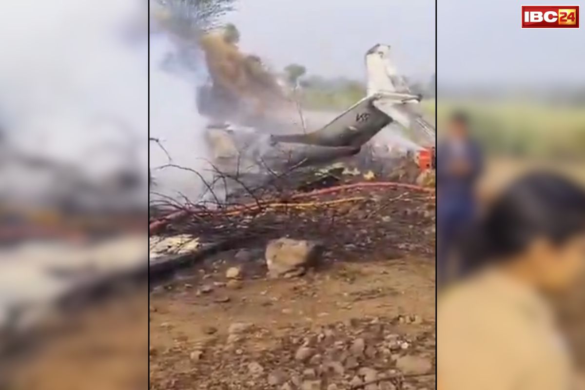 Ajit pawar viman hadsa live video: विमान हादसे में उप-मुख्यमंत्री अजीत पवार समेत सभी 6 की मौत!. खेत में गिरते ही लगी आग, देखें घटना स्थल का Live Video..