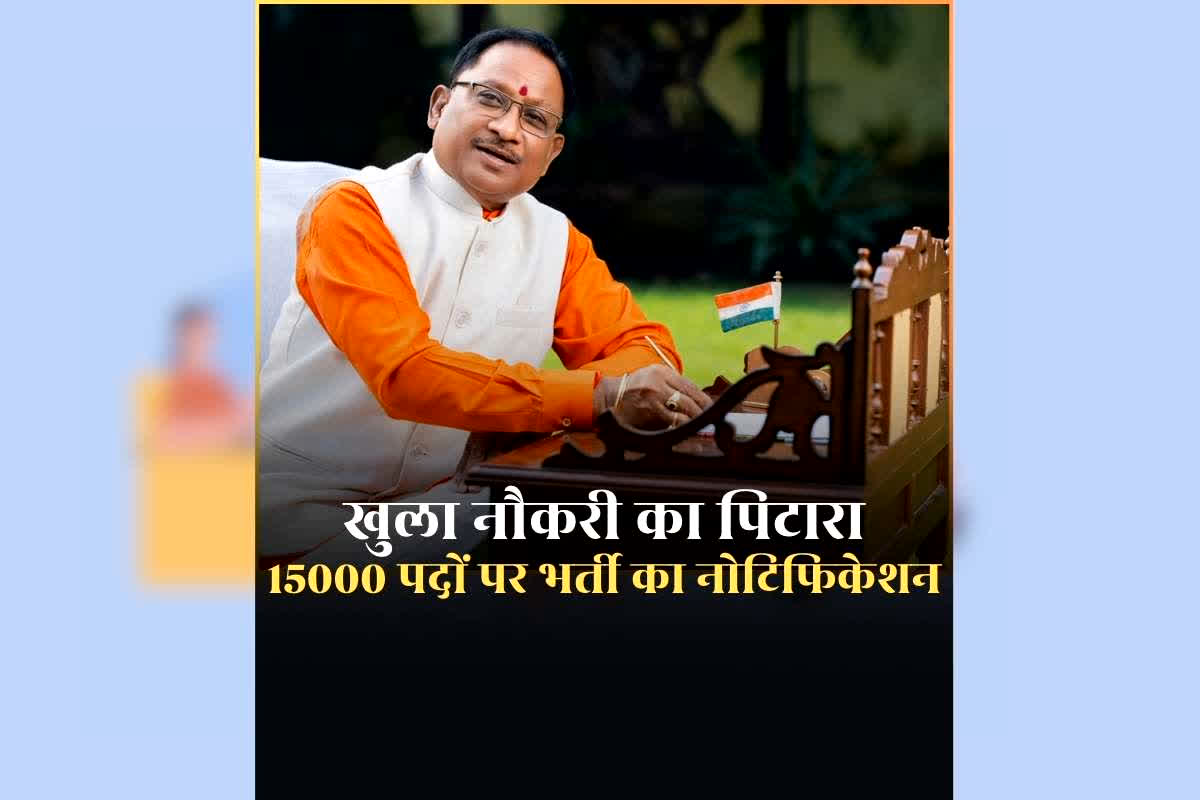 CG Job Vacancy 2026 12th Pass: साय सरकार ने खोला नौकरी का​ पिटारा, शिक्षक भर्ती का इंतजार कर रहे युवाओं के लिए खुशखबरी, 15000 पदों पर भर्ती का नोटिफिकेशन