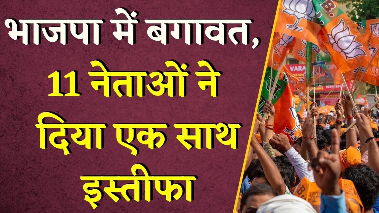 भाजपा में बगावत, 11 नेताओं ने दिया एक साथ इस्तीफा | UGC Rules | BJP on UGC