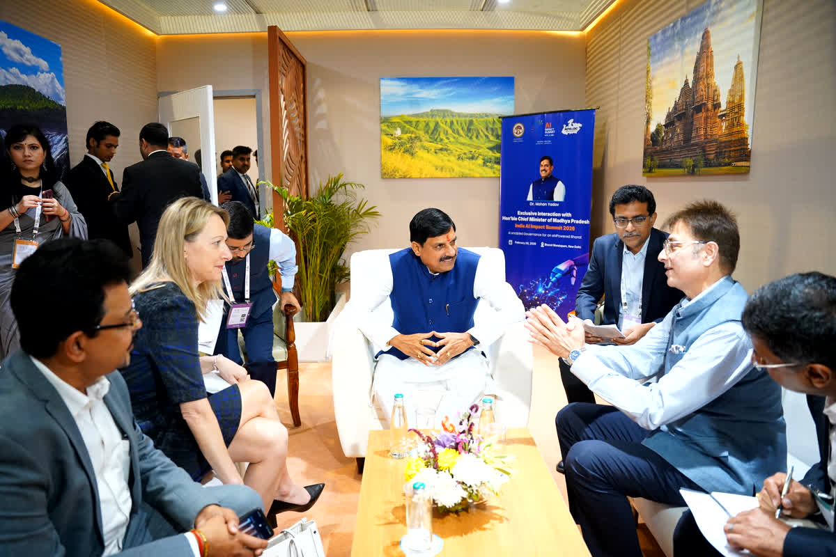 CM Mohan Yadav AI Impact Summit 2026 : खेती से लेकर अस्पताल तक… अब AI से बदलेगी मध्यप्रदेश की तस्वीर! मुख्यमंत्री ने निवेशकों को डेटा सेंटर के लिए किया आमंत्रित