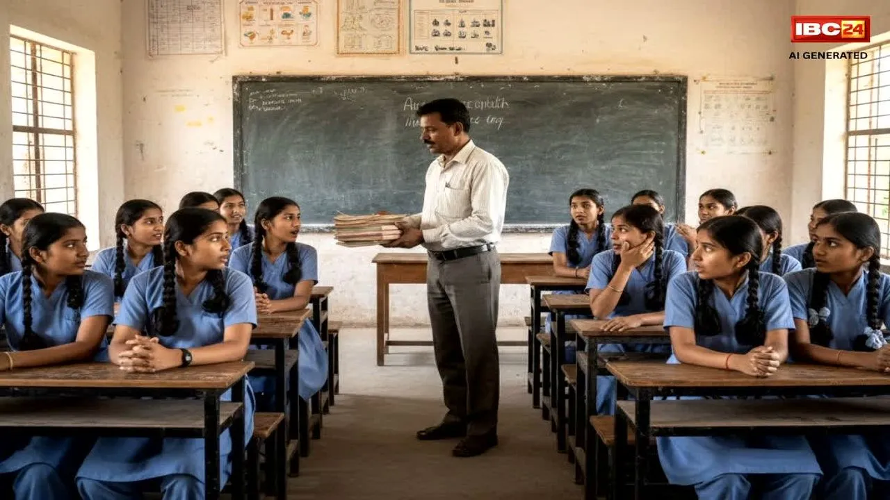 Jashpur School Bible Case : IBC24 की खबर का बड़ा असर,  सरकारी स्कूल में बाइबिल बांटने वाला शिक्षक सस्पेंड, राजधानी से जारी हुआ आदेश