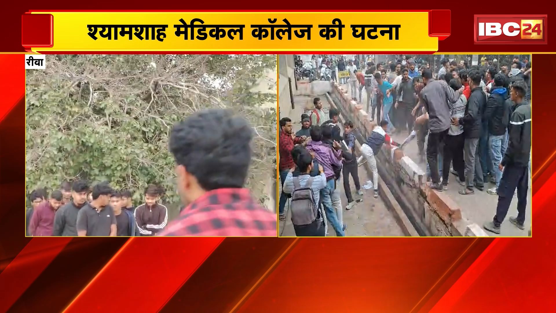 Rewa News : MBBS छात्रों को दो गुटों में मारपीट | छात्रों ने जमकर किया हंगामा