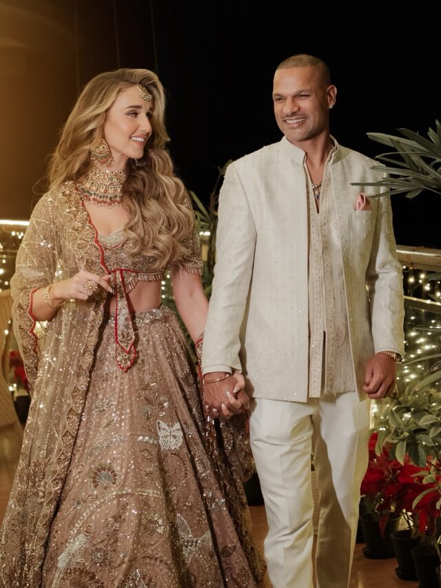 Sophie Shine Photos: शिखर धवन की 'दुल्हनिया' की  देसी अंदाज ने सभी को चौका दिया! देखें तस्वीरें