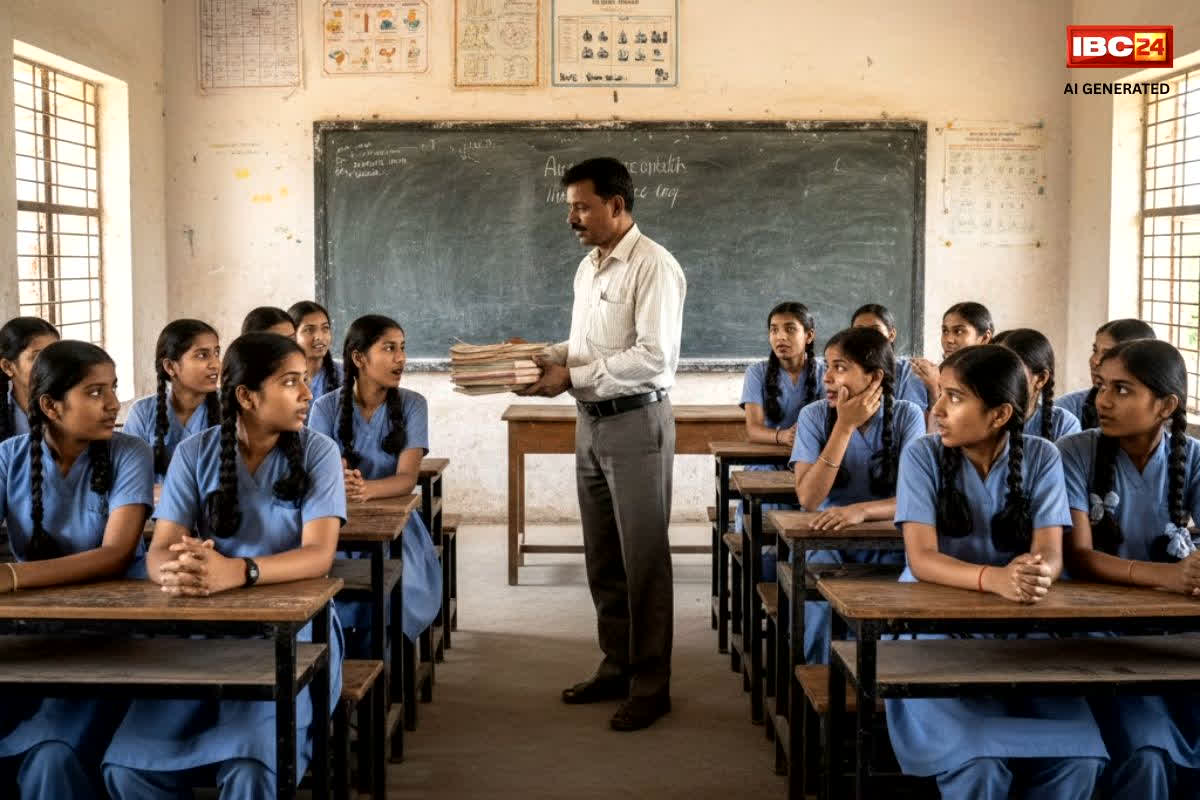 Jashpur Teacher Bible Distribution : कॉपी-पुस्तकों की जगह छात्राओं के हाथ में थमा दी बाइबिल! सरकारी स्कूल के शिक्षक की हरकत से मचा हड़कंप, अब DEO के पास पहुंची रिपोर्ट