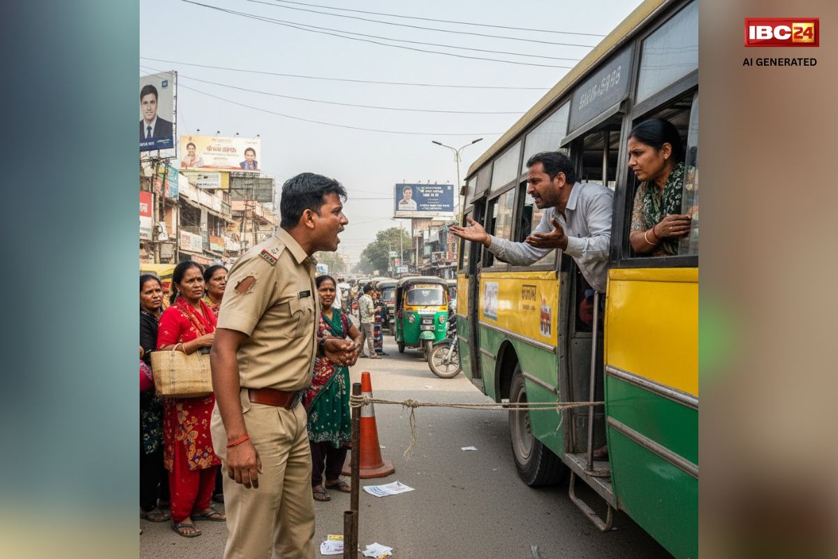Bhopal Traffic Police Figh News :  बस ड्राइवर और ट्रैफिक पुलिस के बीच जमकर मारपीट, इस बात पर छिड़ी थी जंग, महिलाओं के आरोपों से मचा हड़कंप