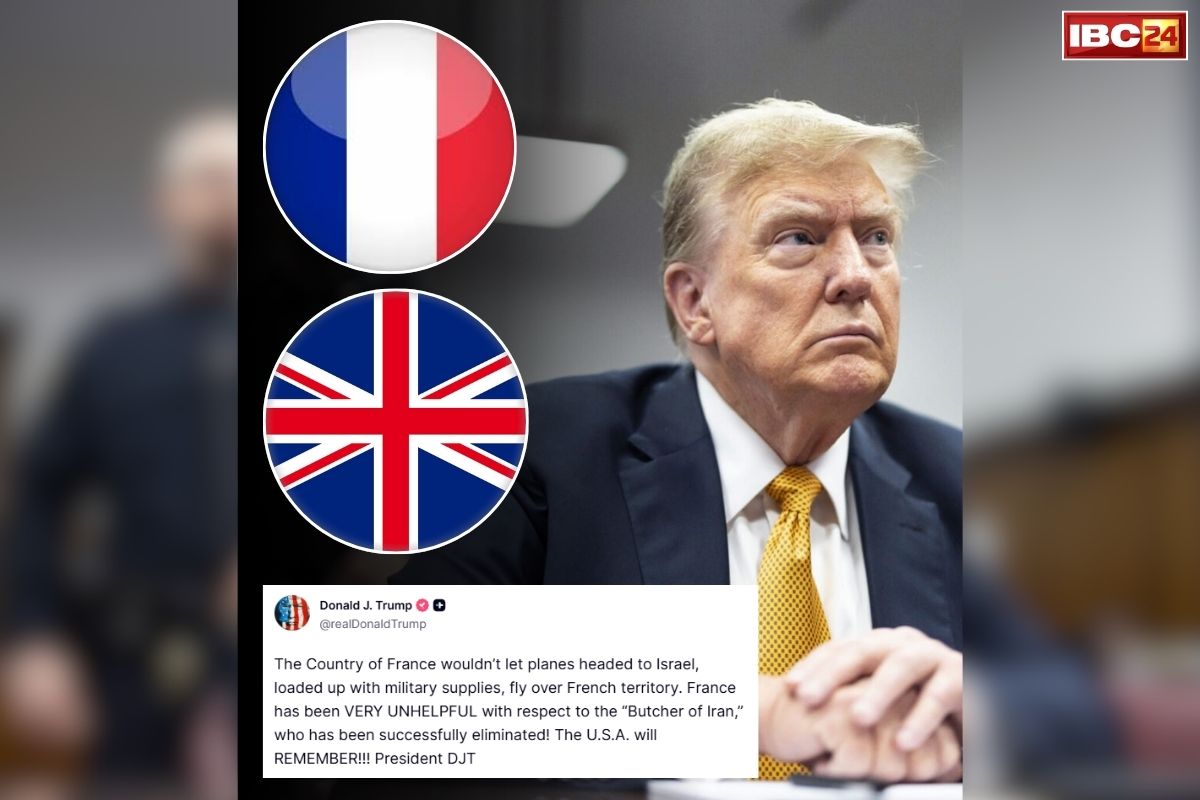 Donald Trump Truth Social Post: डोनाल्ड ट्रंप आगबबूला.. ईरान के खिलाफ लड़ाई में नहीं कि ब्रिटेन और फ्रांस ने मदद तो कह दी ये बड़ी बात, आप खुद भी पढ़ें