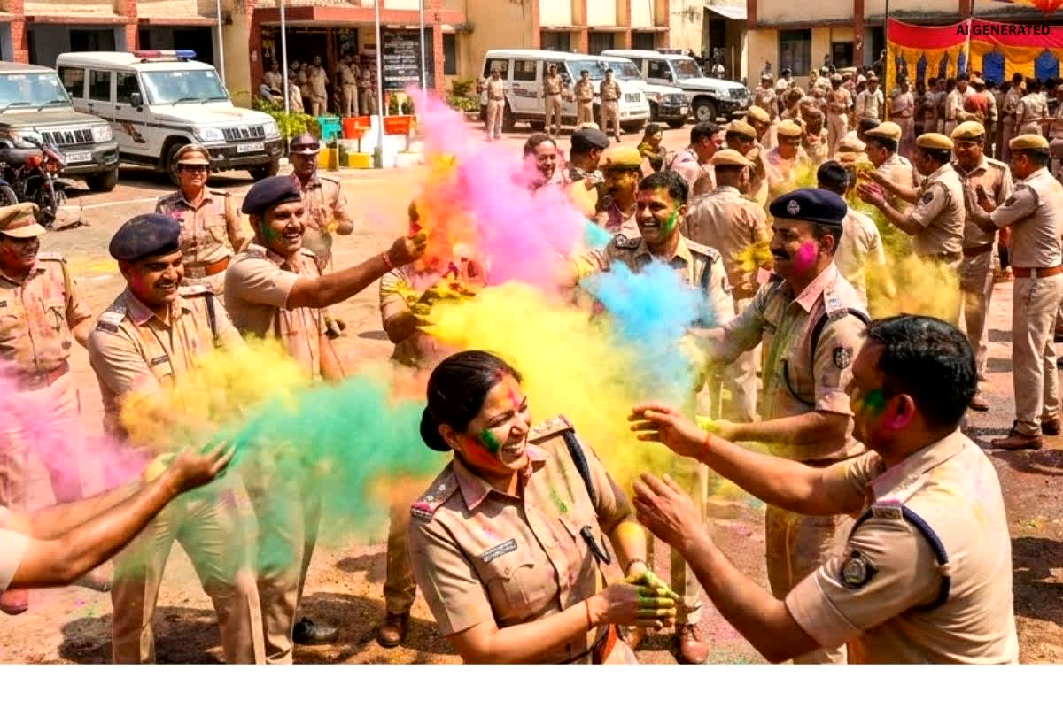 Madhya Pradesh Police Holi : खाकी वालों की होली आज, राजधानी समेत इन जिलों में होगा आयोजन, 3 दिन की कड़ी ड्यूटी के बाद रंग उड़ाएंगे पुलिस के बड़े अफसर