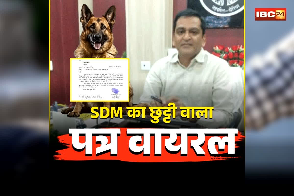 SDM Dog Bite Leave Application: SDM को उनके ही पालतू कुत्ते ने काटा, फिर 8 दिनों छुट्टी के लिए किया ये काम, आवेदन पत्र पढ़कर अफसरों के भी उड़ गए होश