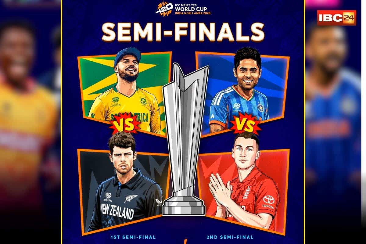 T20 World Cup 2026 Semifinals Match: सेमीफाइनल मैचों से पहले ICC का बड़ा ऐलान, हार-जीत का फैसला करेंगे ये 10 दिग्गज, लिस्ट में शामिल किए बड़े नाम